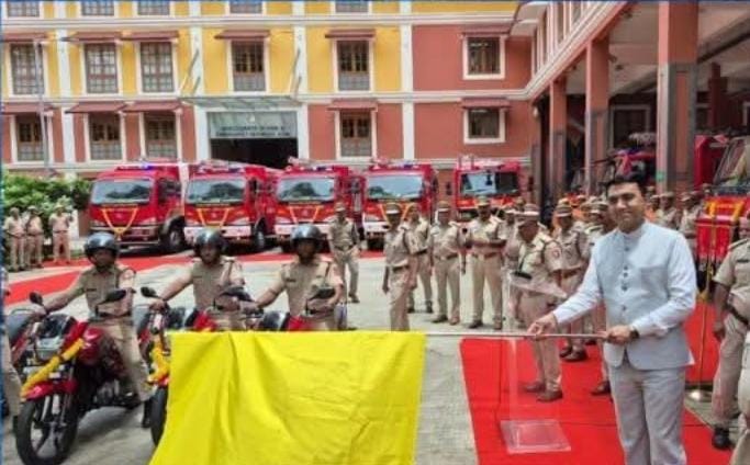 Goa Strengthens Emergency Services With Induction of 18 Modern Fire & Rescue Vehicles