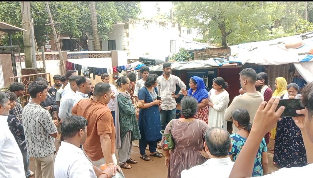 ANGER ERUPTS AT HOME OF DECEASED STUDENT AS SCHOOL REPRESENTATIVES ARRIVE