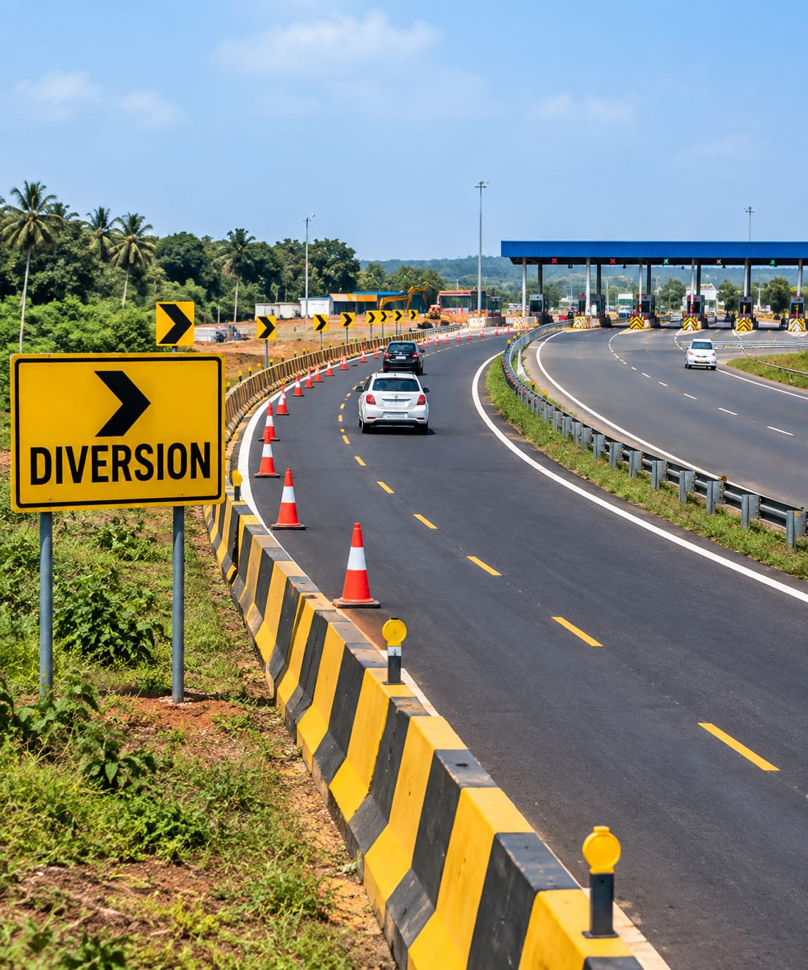 Traffic Diversion on NH-66 Near Toll Plaza from September 22