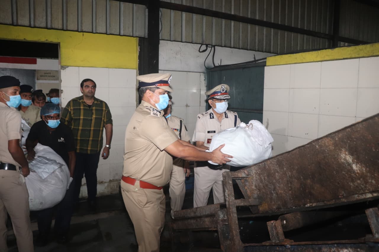 Goa Police Destroys 46.363 kg of Seized Narcotic Drugs Worth Over ₹2 Crore