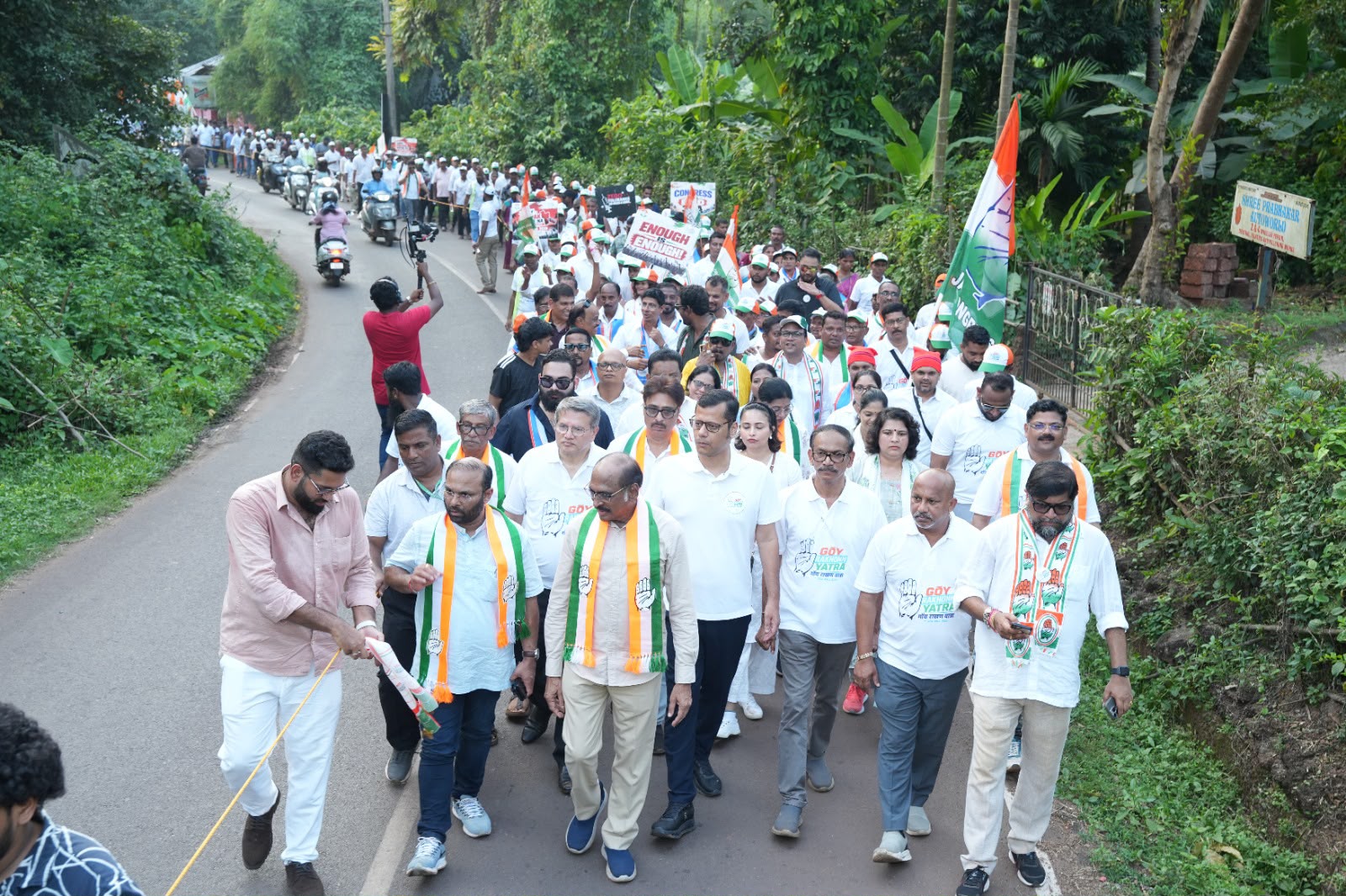 Congress Goy Rakhonn Yatra Reaches Bicholim and Mayem on Day 10