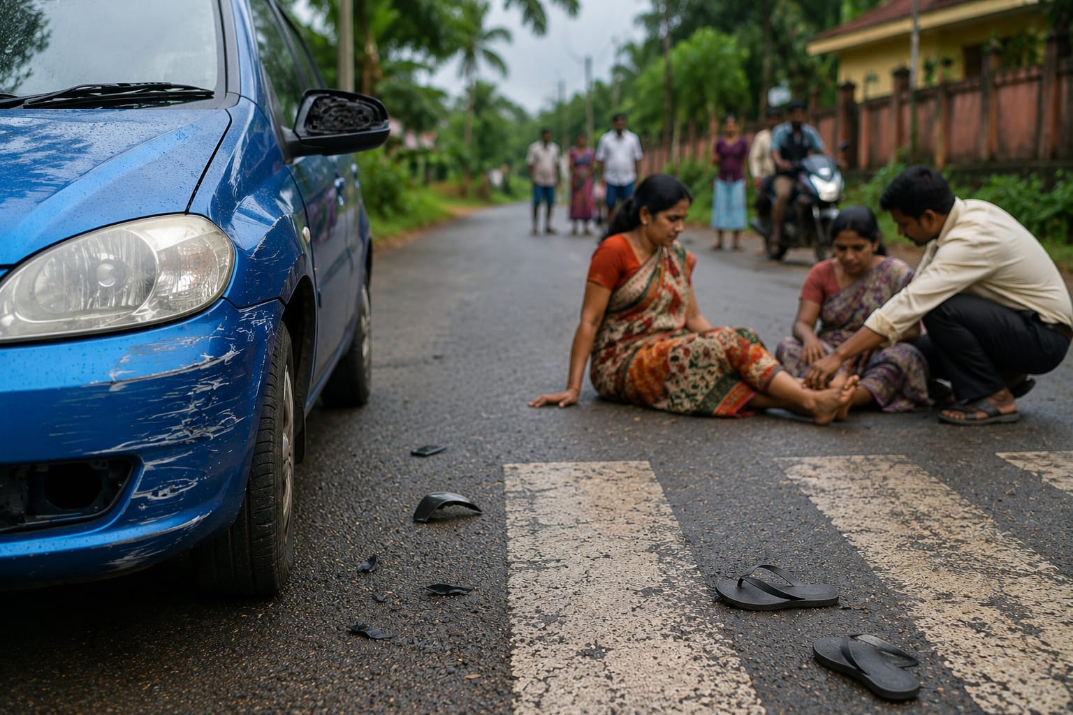 Minor Identified as Driver in Bicholim Hit-and-Run Through CCTV Investigation