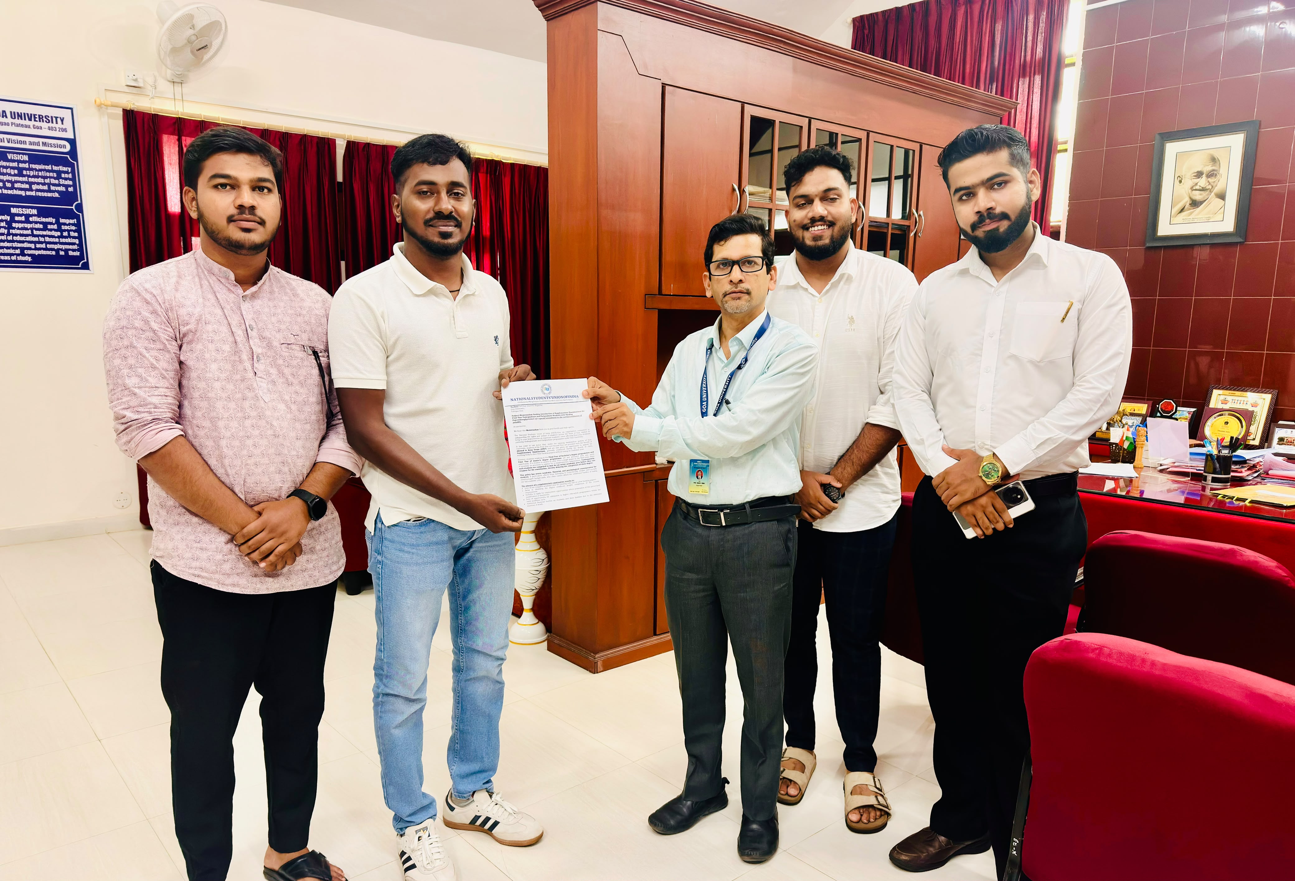 *NSUI-Goa Demands Supplementary Examinations for Final-Year Students; Goa University Assures Proposal Will Be Considered*