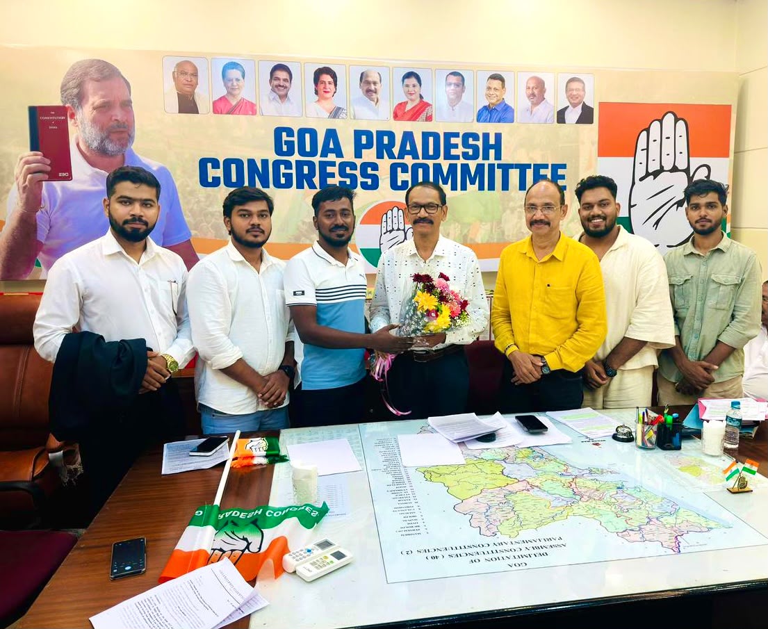 *NSUI Goa’s Persistent Struggle Secures Major Relief for Law Students; GPCC President Girish Chodankar Congratulates Student Wing*