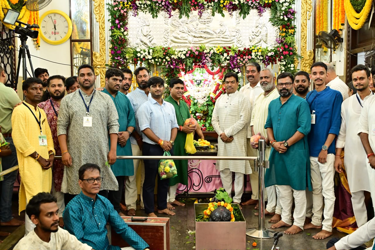 BJP State President Shri Damu Naik Seeks Blessings at Vasco Bhajani Saptah