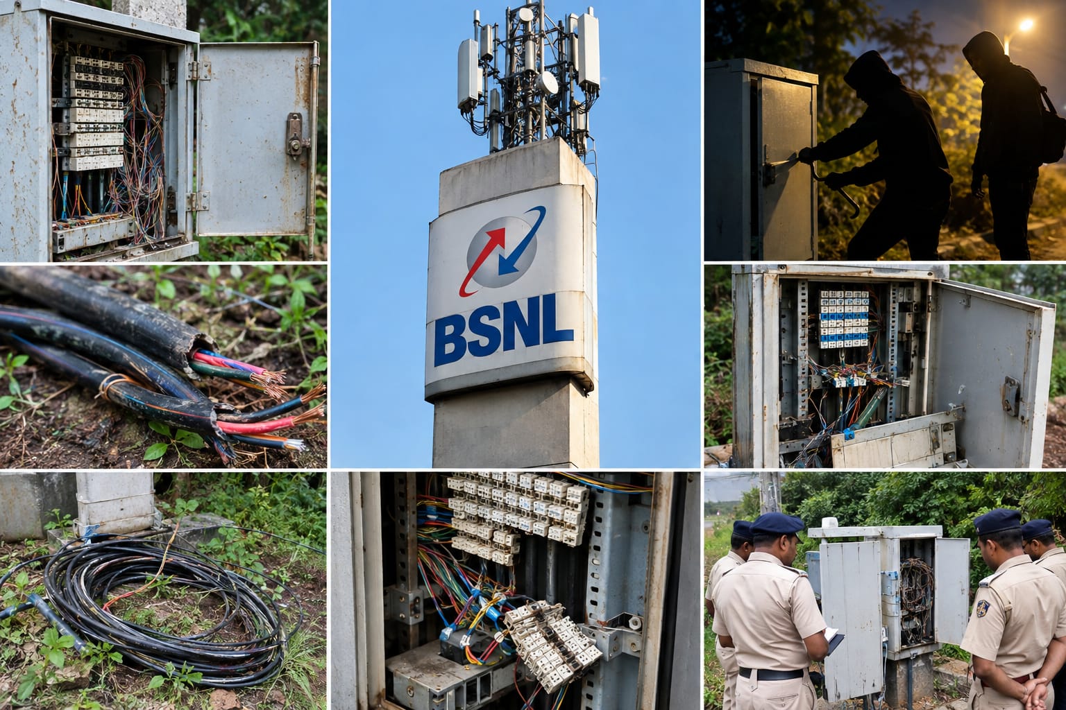 BSNL Telecom Infrastructure Hit by Series of Theft, Vandalism Cases in South Goa