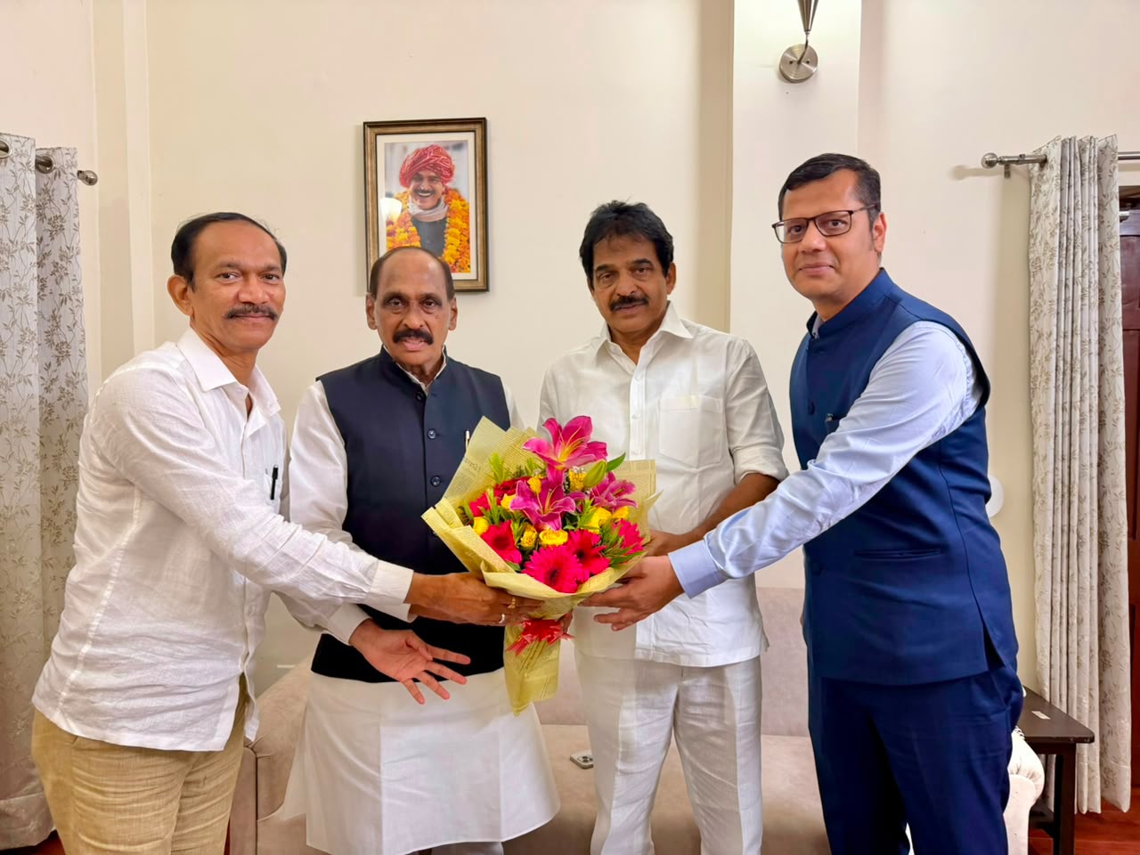 *GOA CONGRESS LEADERS MEET K.C. VENUGOPAL IN DELHI; DISCUSS ORGANISATIONAL STRENGTHENING AND PREPARATIONS FOR KHARGE’S GOA VISIT*
