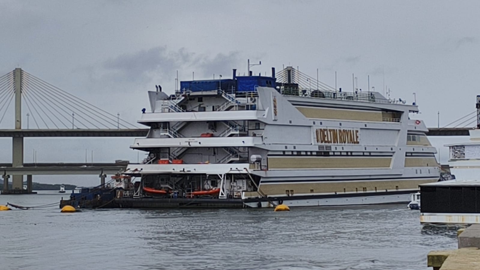 Deltin Casino Vessel Gets Six-Month Extension at Old Secretariat Berth
