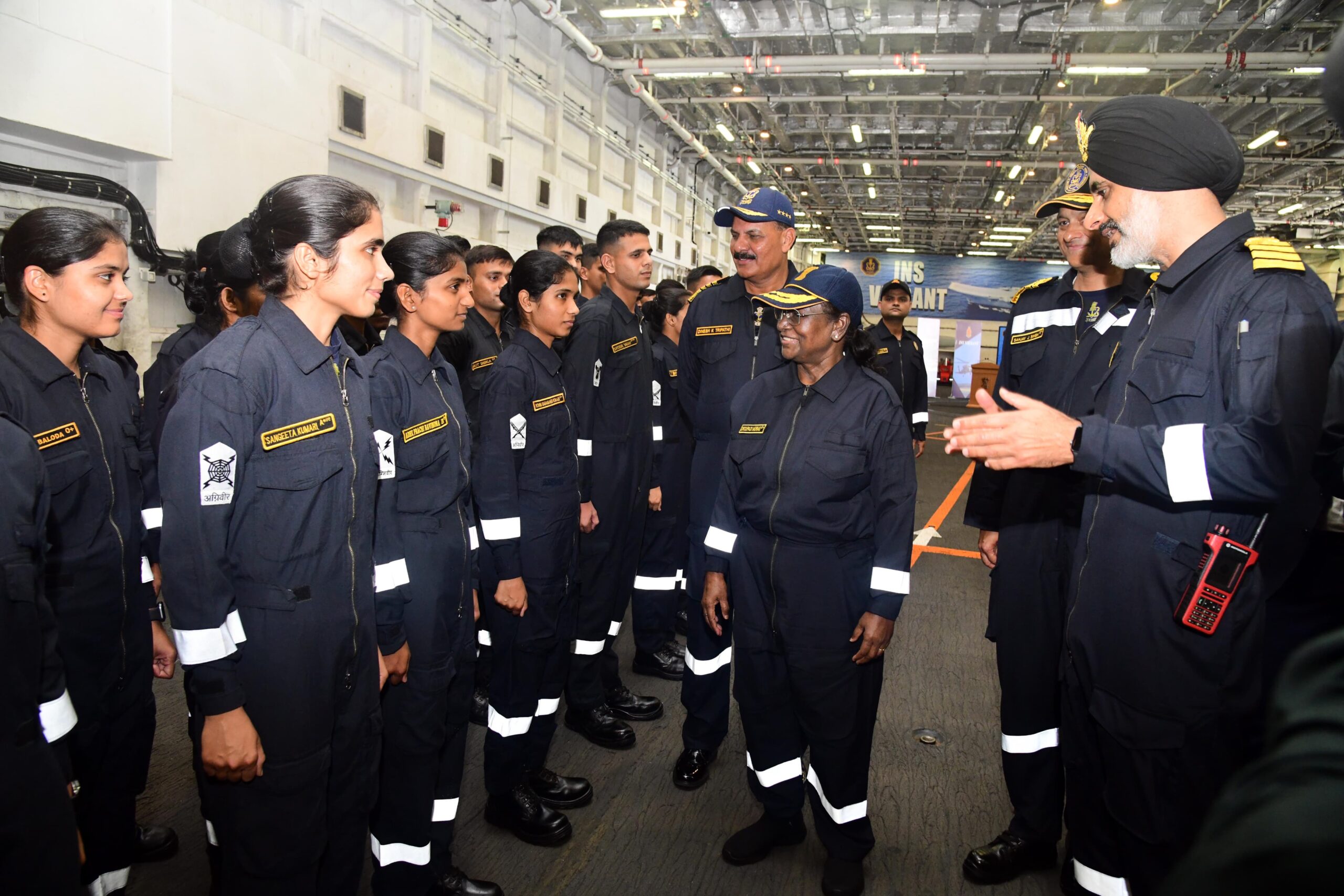 PRESIDENT OF INDIA ATTENDS ‘DAY AT SEA’ IN GOA