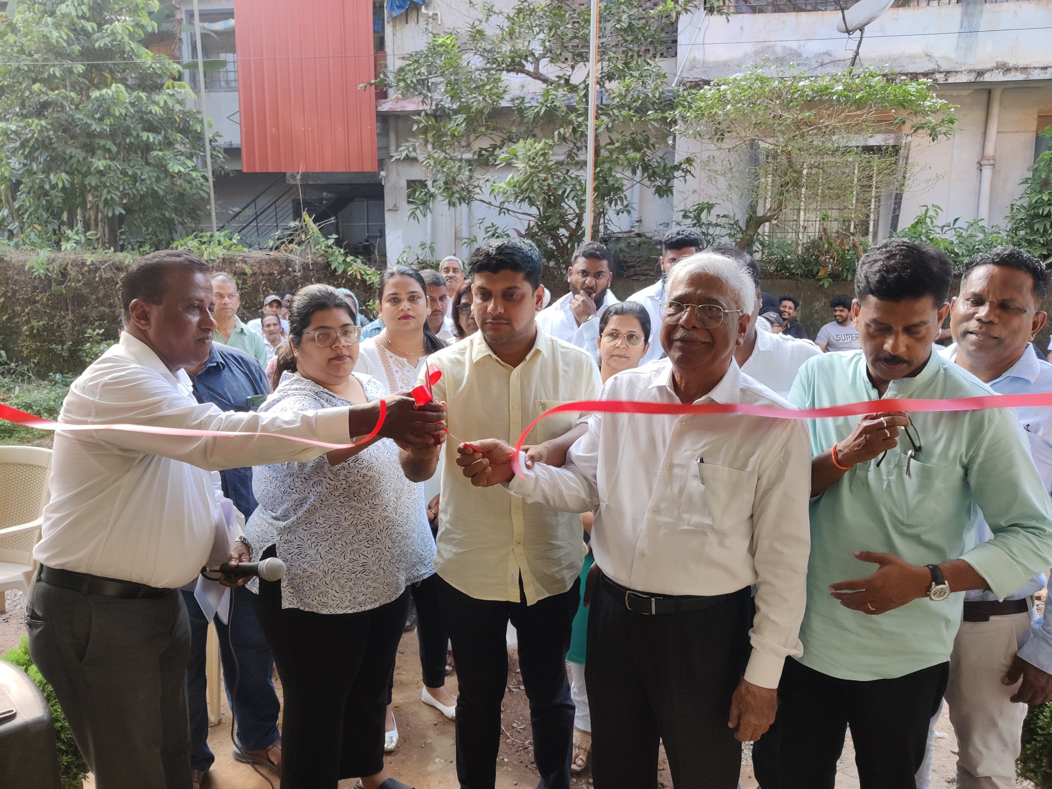 Inauguration of the @INCGoa Santa Cruz Block Congress Committee office