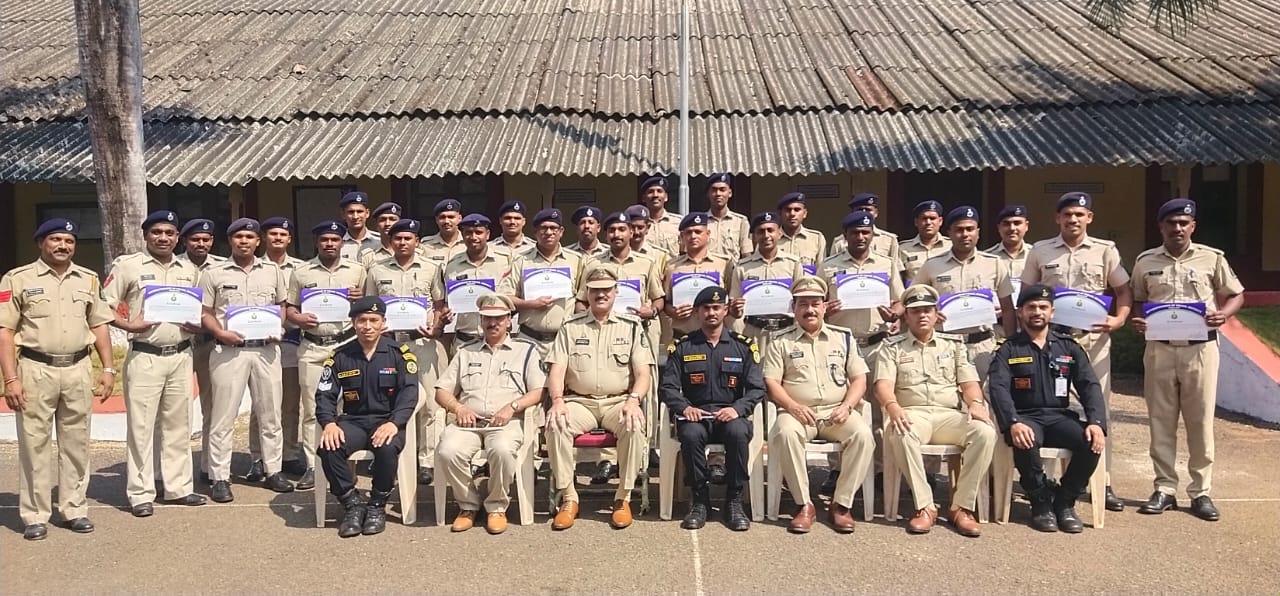 * Goa Police receives Advanced 14 days Bomb Disposal and Counter IED training by NSG*