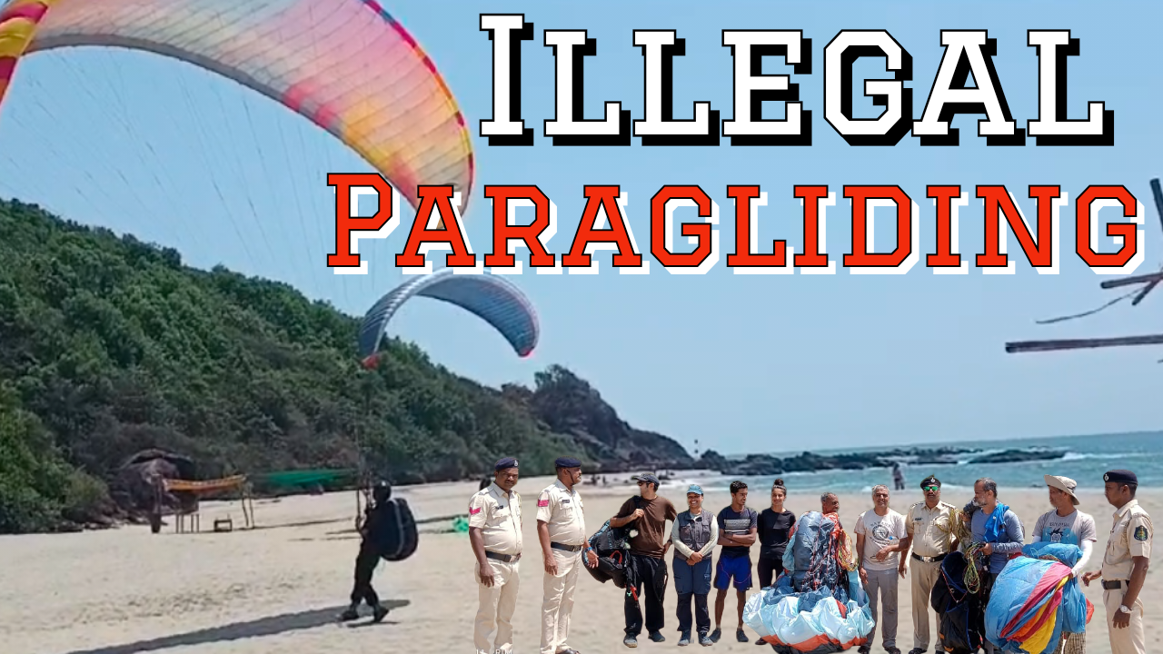 *"8 Solo Paragliders from Maharashtra Held for Flying Without Permission"*