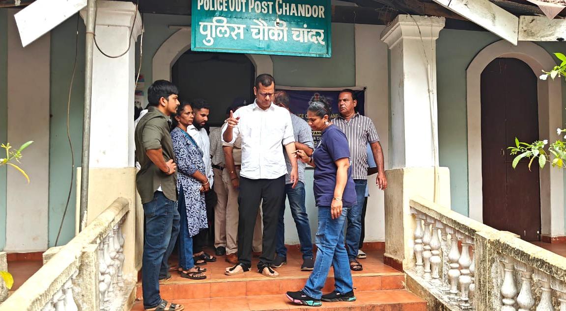 Cuncolim MLA Inspects Outpost for Full-Fledged Police Station.