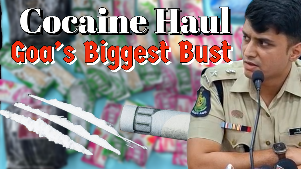 Record Drug Bust in Goa: Husband-Wife Duo Among 3 Held with Narcotics Worth Rs 43 Crore