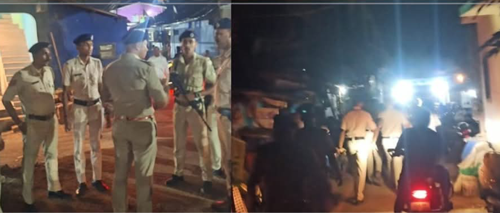 **Old Goa Police Intensify Security Measures in Chimbel, Merces & St. Cruz: 252 Detained, 33 Arrested**