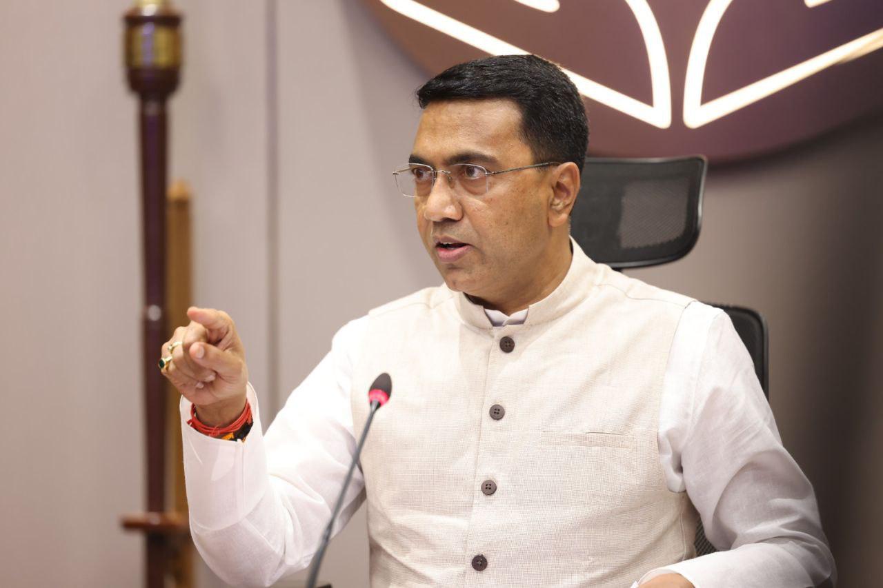 Goa Surpasses All in Per Capita Income, GDP, and Literacy: CM Pramod Sawant.