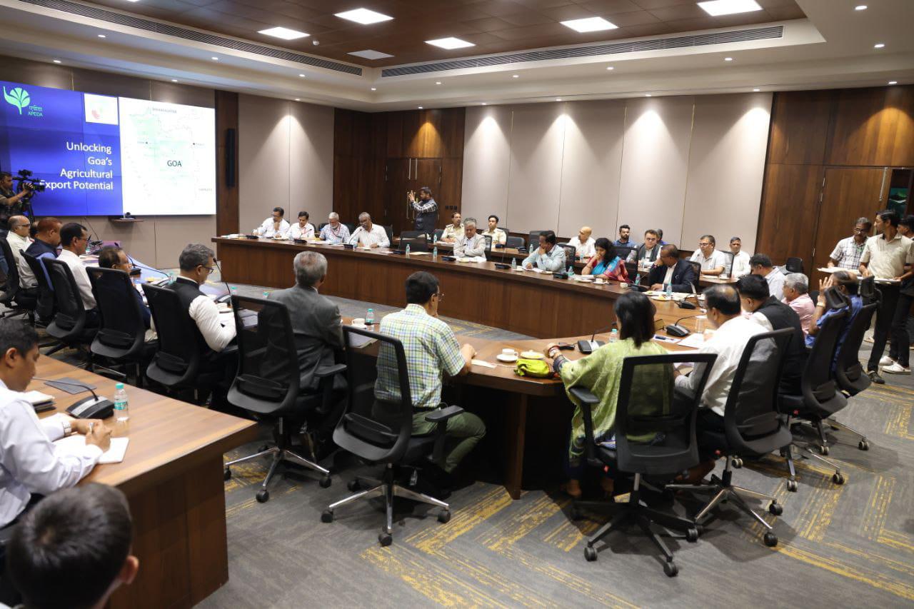 "Goa Charts Export Growth Path: HCM Dr. Pramod Sawant Leads Strategic Meet on Agricultural Export Potential"