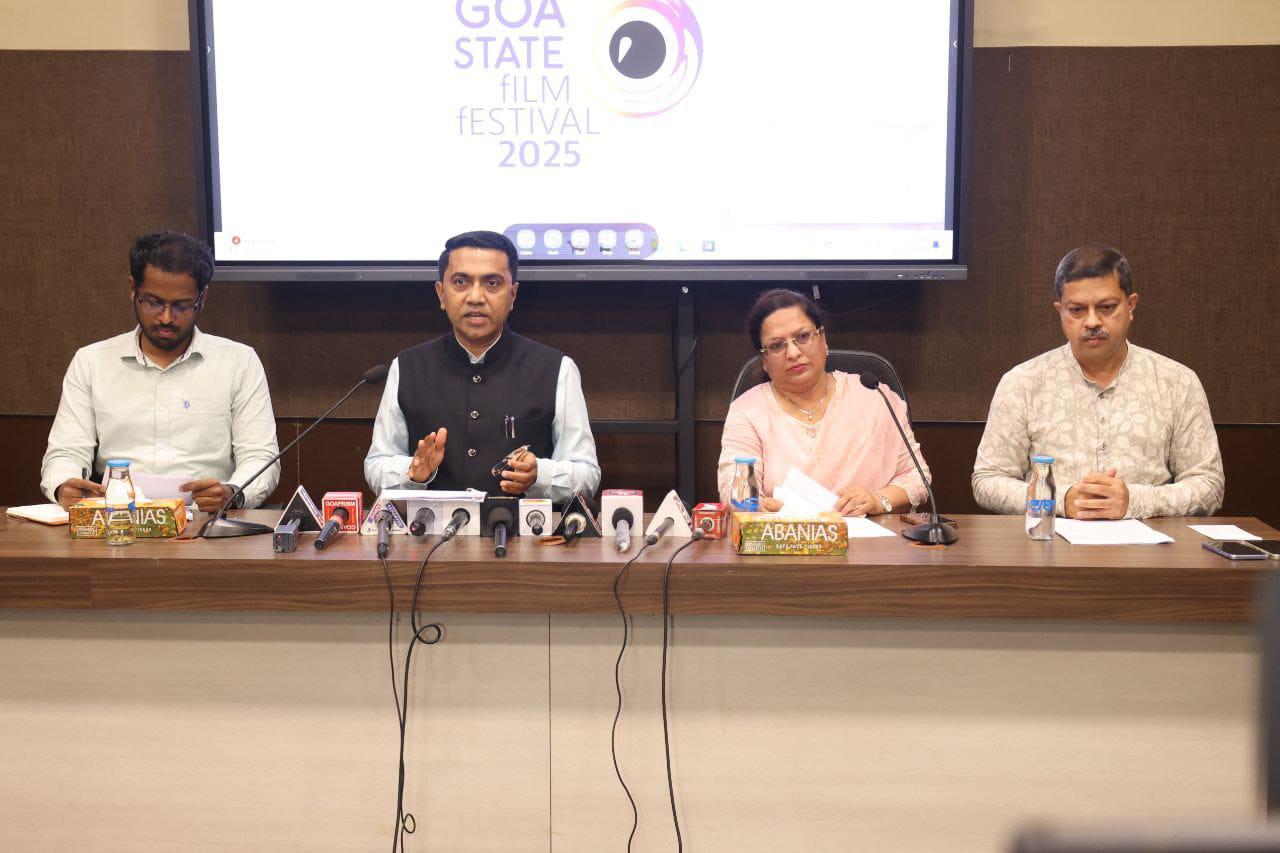 Goa Rolls the Reel: CM Pramod Sawant Launches State Film Festival 2025.