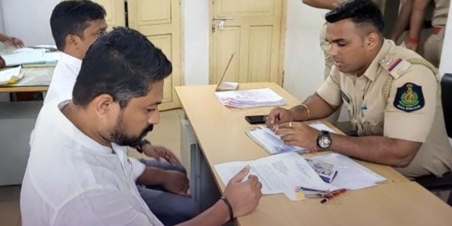 FIR Registered Against RGP Chief Manoj Parab at Colvale Police Station.