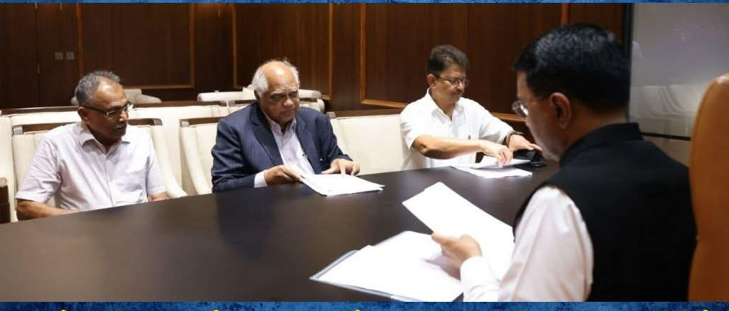 Justice Rebello Flags ‘Illegal’ Hill-Cutting Circular in Meeting with CM.