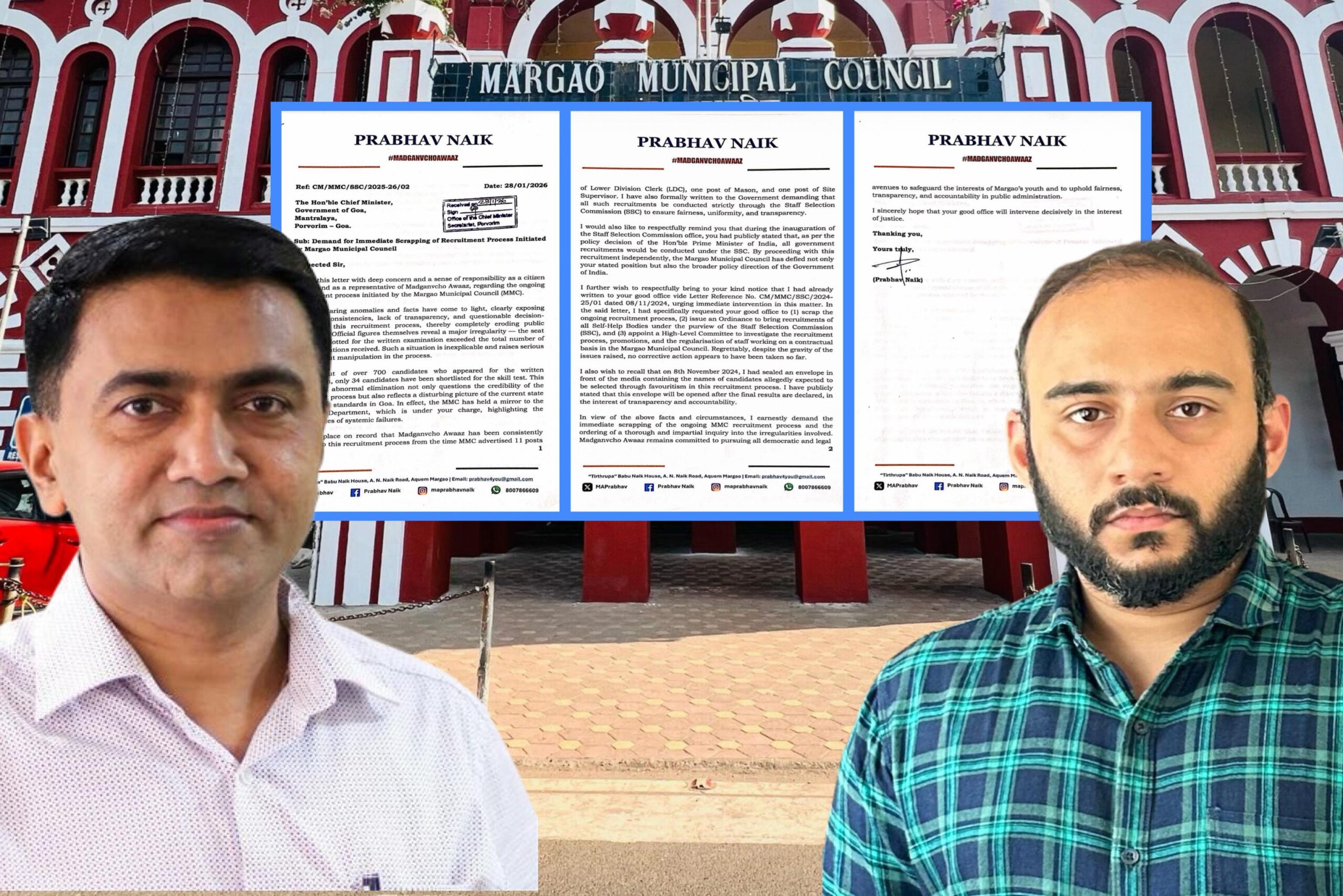 Madganvcho Awaaz Seeks Scrapping of MMC Recruitment Process