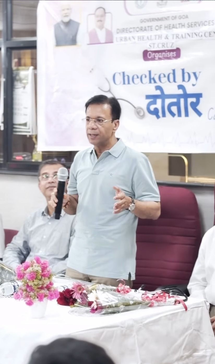 From AI Scans to Newborn Screening: Vishwajit Rane Advances Goa’s Healthcare Vision.