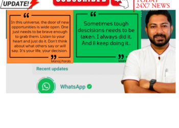 These days,a lot of social media posts regarding Manoj Parab joining the BJP from the RG party are going viral these days.