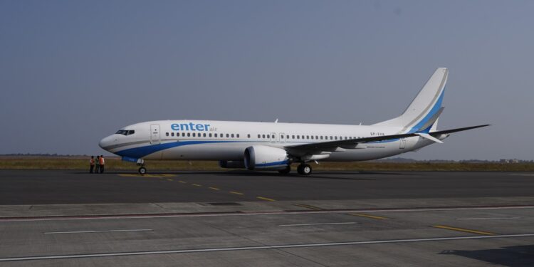 Manohar International Airport, Goa, welcomes Enter Air’s first seasonal charter flights from Poland
