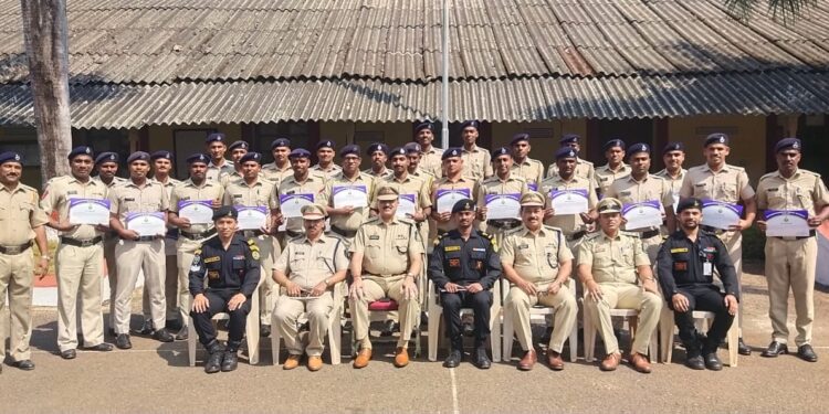 * Goa Police receives Advanced 14 days Bomb Disposal and Counter IED training by NSG*