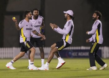 *Team India Fine-Tunes Skills in Dubai Ahead of Champions Trophy Final* 🏏