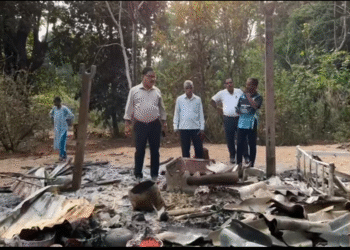 Minister Takes Responsibility for Building New House for Fire Victims”