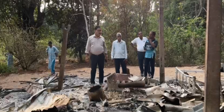 Minister Takes Responsibility for Building New House for Fire Victims”
