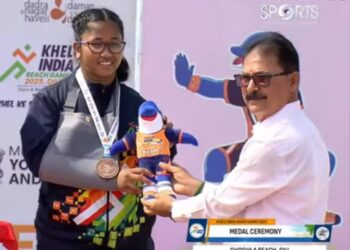 Goa’s Asha Babu Naik Wins Historic Bronze at Khelo India Beach National Games 2025