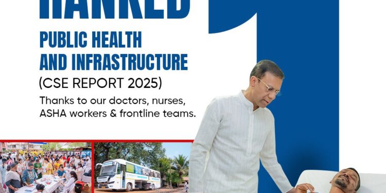 Goa Sets National Benchmark in Public Health and Human Development.