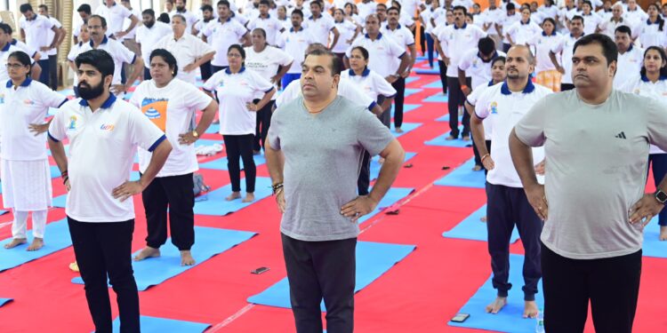 Goa Tourism Celebrates 11th International Yoga Day at Socorro with Resounding Participation