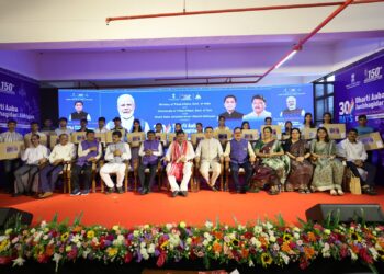 *Department of ITE&C Distributes Laptops to Tribal Students at Sanguem Empowerment Camp**