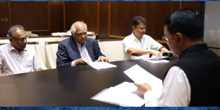 Justice Rebello Flags ‘Illegal’ Hill-Cutting Circular in Meeting with CM.