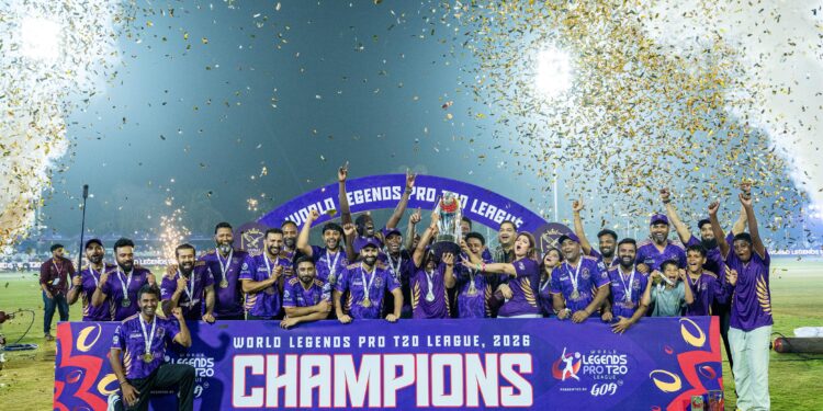 Dubai Royals lift the trophy as the World Legends Pro T20 League concludes in Goa* *Dubai Royals crowned champions of the first edition of the World Legends Pro T20 League