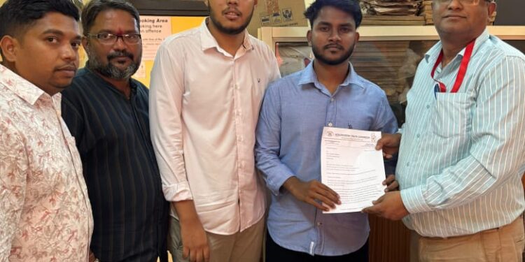 Ponda Block Youth Congress Submits Memorandum Over Exorbitant Electricity Bills