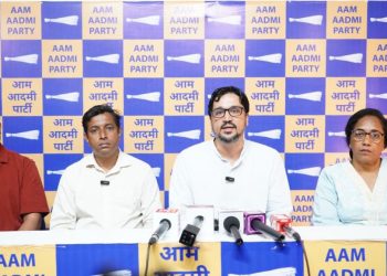 AAP Exposes BJP’s Conspiracy Behind Cancellation of Ponda By-Election; Tears Out Connection Between Petitioner, BJP and Election commission“Democracy has been murdered in Ponda; people have been deliberately left without a voice just because BJP knew it was loosing” ~Valmiki Naik.“A BJP-linked and close ally of Apurva Dalvi filed a case to cancel this election, people can clearly see the political game being played by the BJP.”– Geetesh Naik