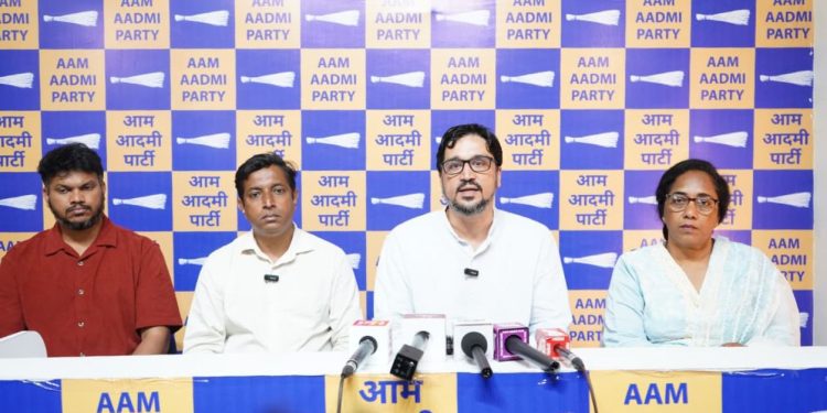 AAP Exposes BJP’s Conspiracy Behind Cancellation of Ponda By-Election; Tears Out Connection Between Petitioner, BJP and Election commission“Democracy has been murdered in Ponda; people have been deliberately left without a voice just because BJP knew it was loosing” ~Valmiki Naik.“A BJP-linked and close ally of Apurva Dalvi filed a case to cancel this election, people can clearly see the political game being played by the BJP.”– Geetesh Naik