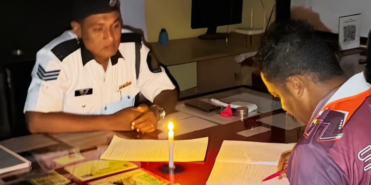 Calangute Traffic Police Office In Dark Over ₹8.10 Lakh Unpaid Power Bills.