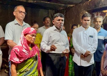 Min Tawadkar Assures New Home For Widow Family In Marlim.