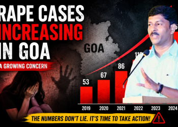 “BJP’s Goa Model Exposed: Goa Tops Nation in Rape Crime Rate Under CM Dr.Pramod Sawant”