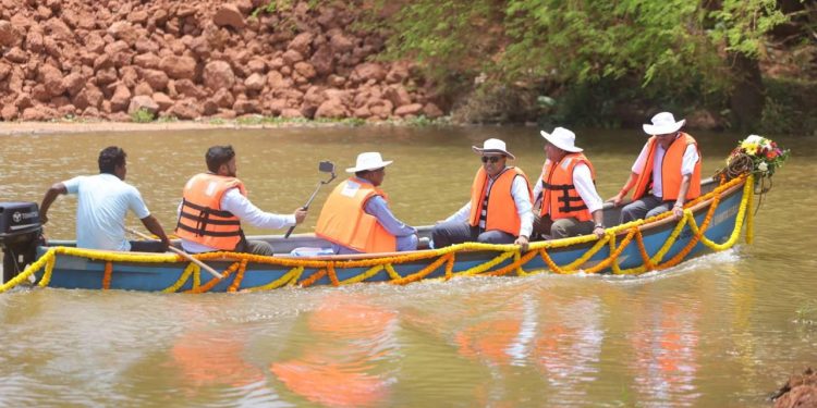 CM Inspects Tar-Moira River Works Ahead of Monsoon.